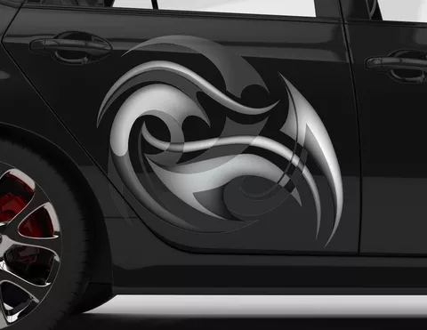 Autoaufkleber Tribal Dark Storm Autoaufkleber Tribal Dark Storm