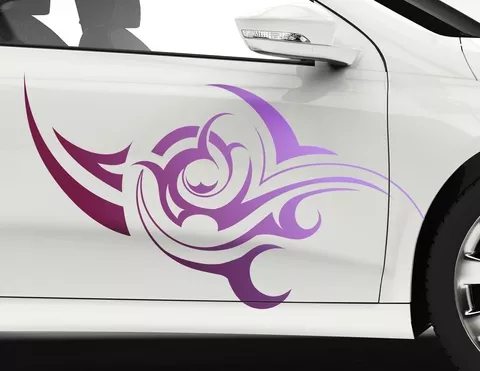 Autoaufkleber Tribal Lilac Autoaufkleber Tribal Lilac