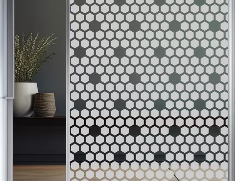 Fensterfolie Hexacular