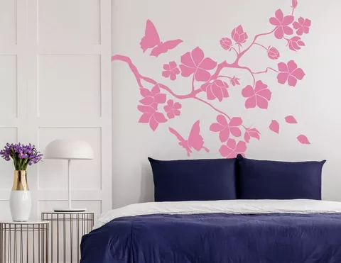 Wandtattoo Kirschblütenzweig Hanami
