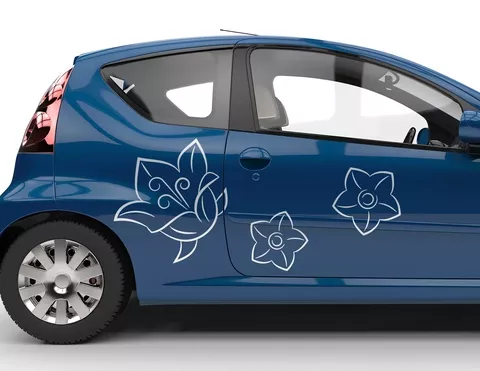 Autoaufkleber „Glockenblumen Trio Tilda“ bezaubernd schlicht Autoaufkleber „Glockenblumen Trio Tilda“ bezaubernd schlicht