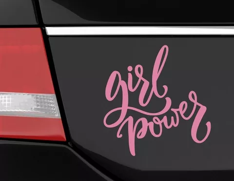 Autoaufkleber "Girl Power Lettering" Autoaufkleber "Girl Power Lettering"