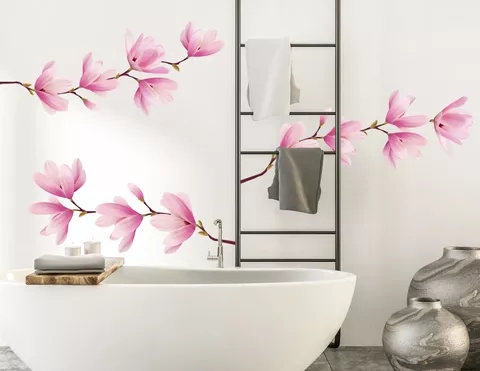 Wandtattoo Magnolienzweig Honoki