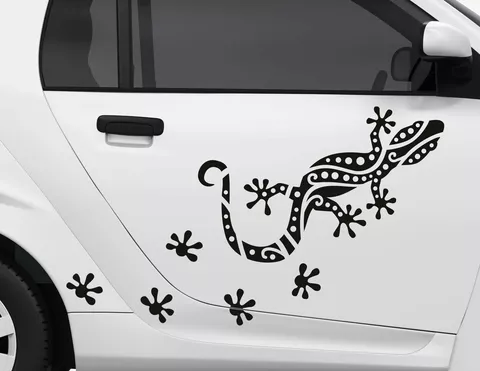 Autoaufkleber Gecko Alvaro