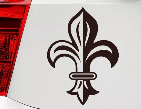 Autoaufkleber Heraldische Lilie Autoaufkleber Heraldische Lilie