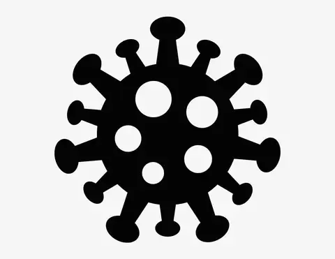 Coronavirus - Aufkleber für Gewerbe