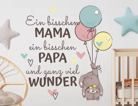 Wandtattoo Ganz viel Wunder