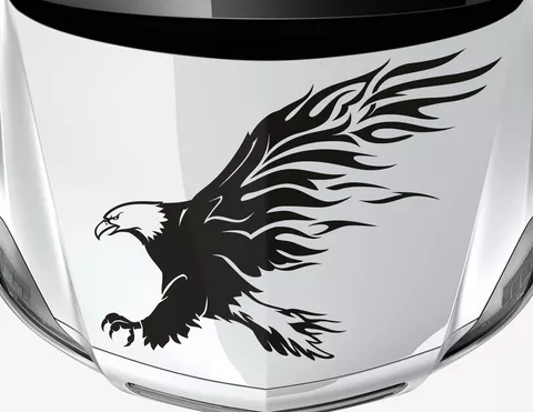 Autoaufkleber Tribal Bald Eagle Autoaufkleber Tribal Bald Eagle