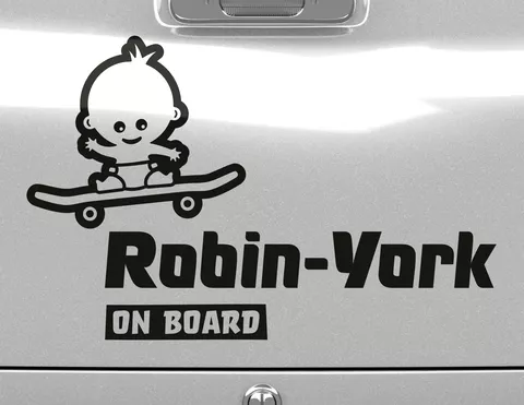 Autoaufkleber Skater Baby Autoaufkleber Skater Baby