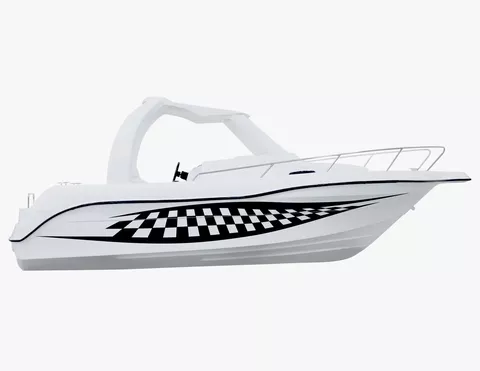 Bootsaufkleber Speed Champion