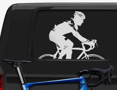Autoaufkleber Rennrad Rausch Autoaufkleber Rennrad Rausch