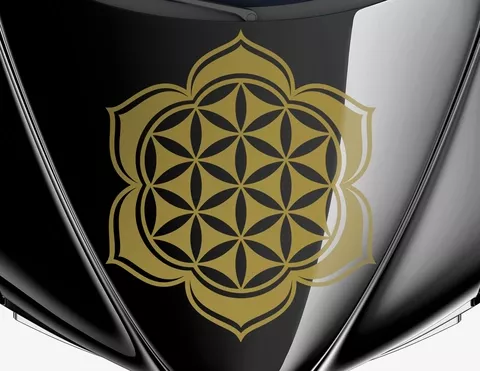 Autoaufkleber Lotus Flower of Life Autoaufkleber Lotus Flower of Life