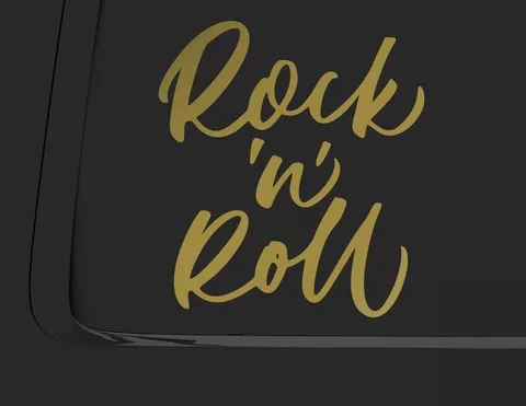 Autoaufkleber Rock'n'Roll Type Autoaufkleber Rock'n'Roll Type