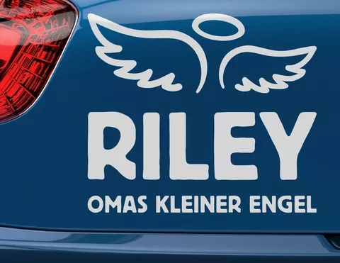 Autoaufkleber Omas kleiner Engel Autoaufkleber Omas kleiner Engel