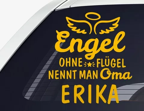 Autoaufkleber Engel nennt man Oma Autoaufkleber Engel nennt man Oma