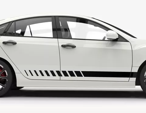 Autoaufkleber Speed Signature Stripe