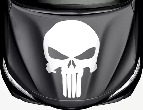 Autoaufkleber Punisher Skull Autoaufkleber Punisher Skull