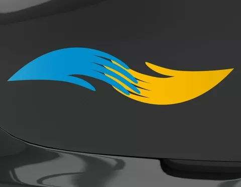 Autoaufkleber Hands of Peace Autoaufkleber Hands of Peace