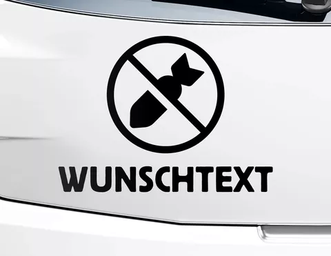 Autoaufkleber Gegen Krieg! Autoaufkleber Gegen Krieg!