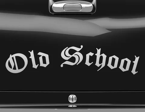 Autoaufkleber Old School Autoaufkleber Old School