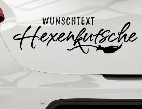 Autoaufkleber Hexenkutsche Autoaufkleber Hexenkutsche