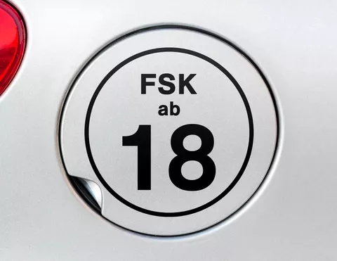 Autoaufkleber FSK Freiwillige Selbstkontrolle Autoaufkleber FSK Freiwillige Selbstkontrolle
