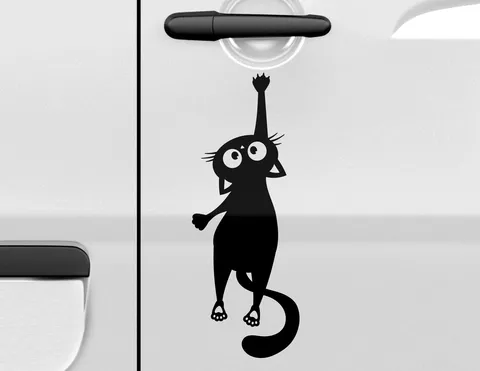 Autoaufkleber Chaos Cliffhanger Cat Autoaufkleber Chaos Cliffhanger Cat