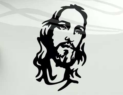 Autoaufkleber Jesus Christus Portrait Autoaufkleber Jesus Christus Portrait