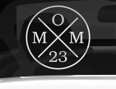Autoaufkleber Mom Circle Cross Autoaufkleber Mom Circle Cross