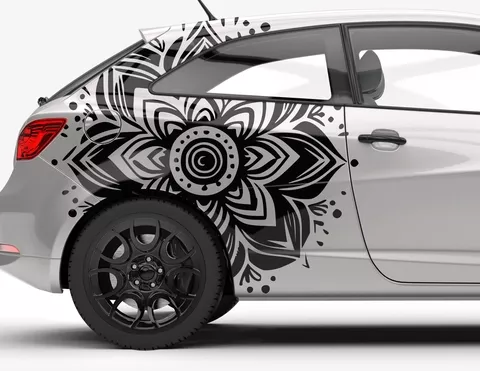 Autoaufkleber Freehand Mandala Faye Autoaufkleber Freehand Mandala Faye