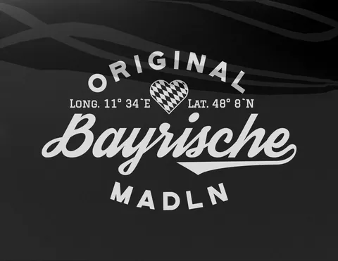 Autoaufkleber Original Bayrische Madln Autoaufkleber Original Bayrische Madln