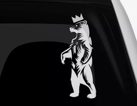 Autoaufkleber Berliner Bär - König der Hauptstadt Autoaufkleber Berliner Bär - König der Hauptstadt