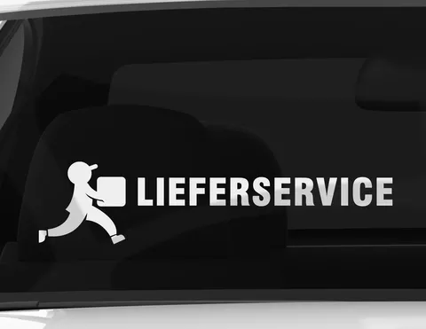 Autoaufkleber Lieferservice Autoaufkleber Lieferservice