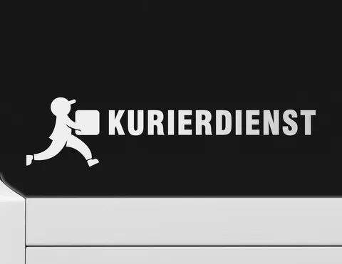 Autoaufkleber Kurierdienst Autoaufkleber Kurierdienst