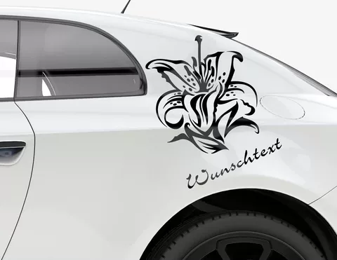 Autoaufkleber Deine Lilienblüte