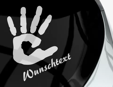 Autoaufkleber Kleine Baby Hand Autoaufkleber Kleine Baby Hand