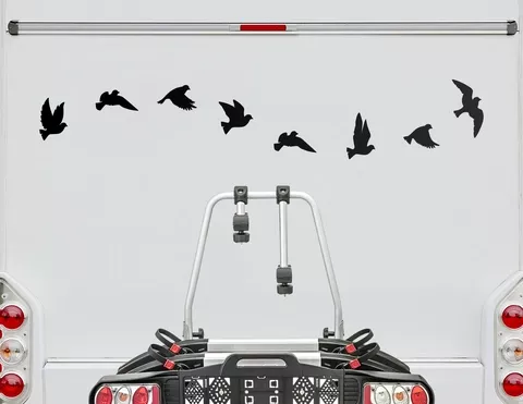 Autoaufkleber Himmlischer Taubenflug Autoaufkleber Himmlischer Taubenflug
