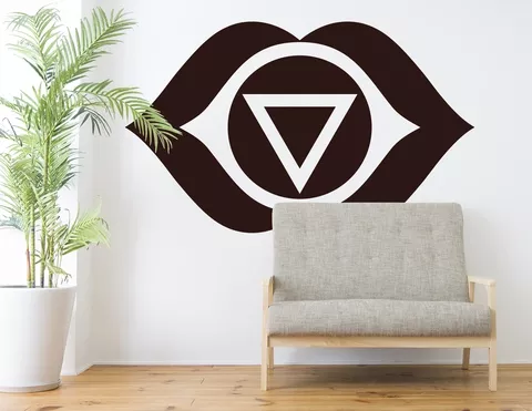 Wandtattoo Ajna Chakra Wandtattoo Ajna Chakra