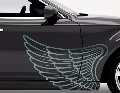 Autoaufkleber Angel Wings