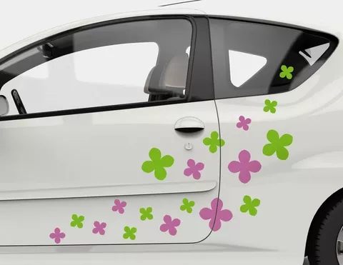 Autoaufkleber Blütezeit Autoaufkleber Blütezeit