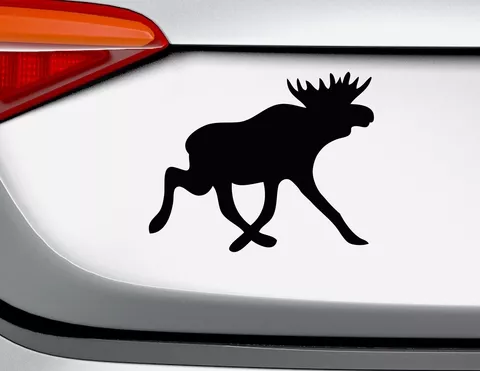 Autoaufkleber Elch Kjell Autoaufkleber Elch Kjell