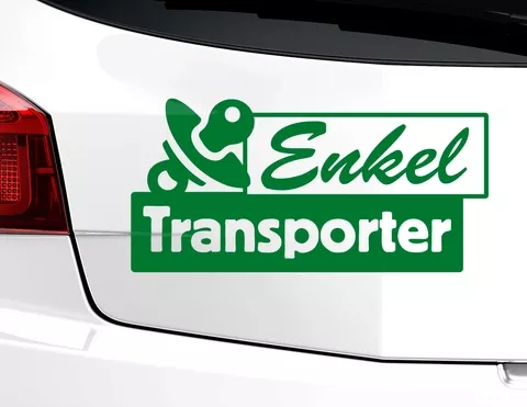 Autoaufkleber "Enkel-Transporter" für Oma und Opa Autoaufkleber "Enkel-Transporter" für Oma und Opa