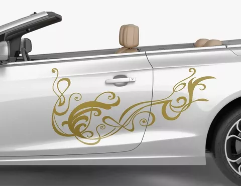 Autoaufkleber Floral Breeze