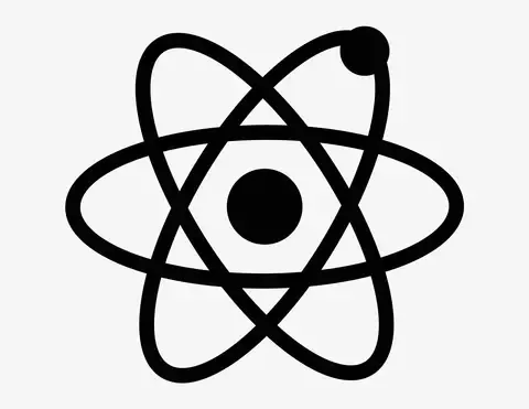 Atom - Aufkleber für Gewerbe