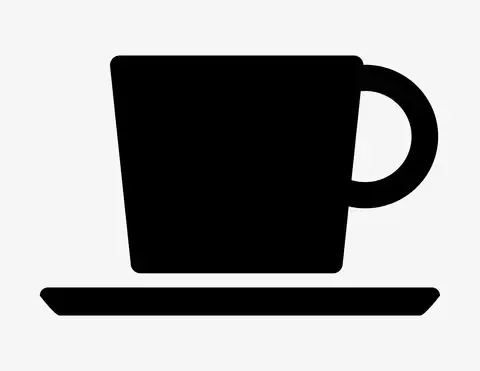 Kaffeetasse #1 - Aufkleber für Gewerbe Kaffeetasse #1 - Aufkleber für Gewerbe