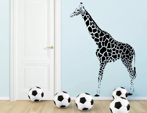 Wandtattoo „Giraffe Gigi“ begeistert mit Größe