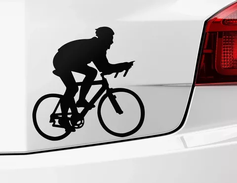 Autoaufkleber Rennrad Autoaufkleber Rennrad