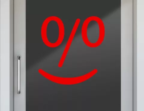 Aufkleber Smiling Face