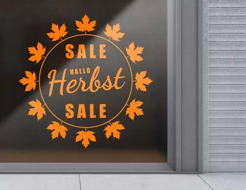 Aufkleber Hallo Herbst Sale