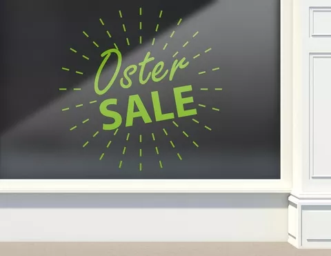 Aufkleber Oster Sale Light Ball
